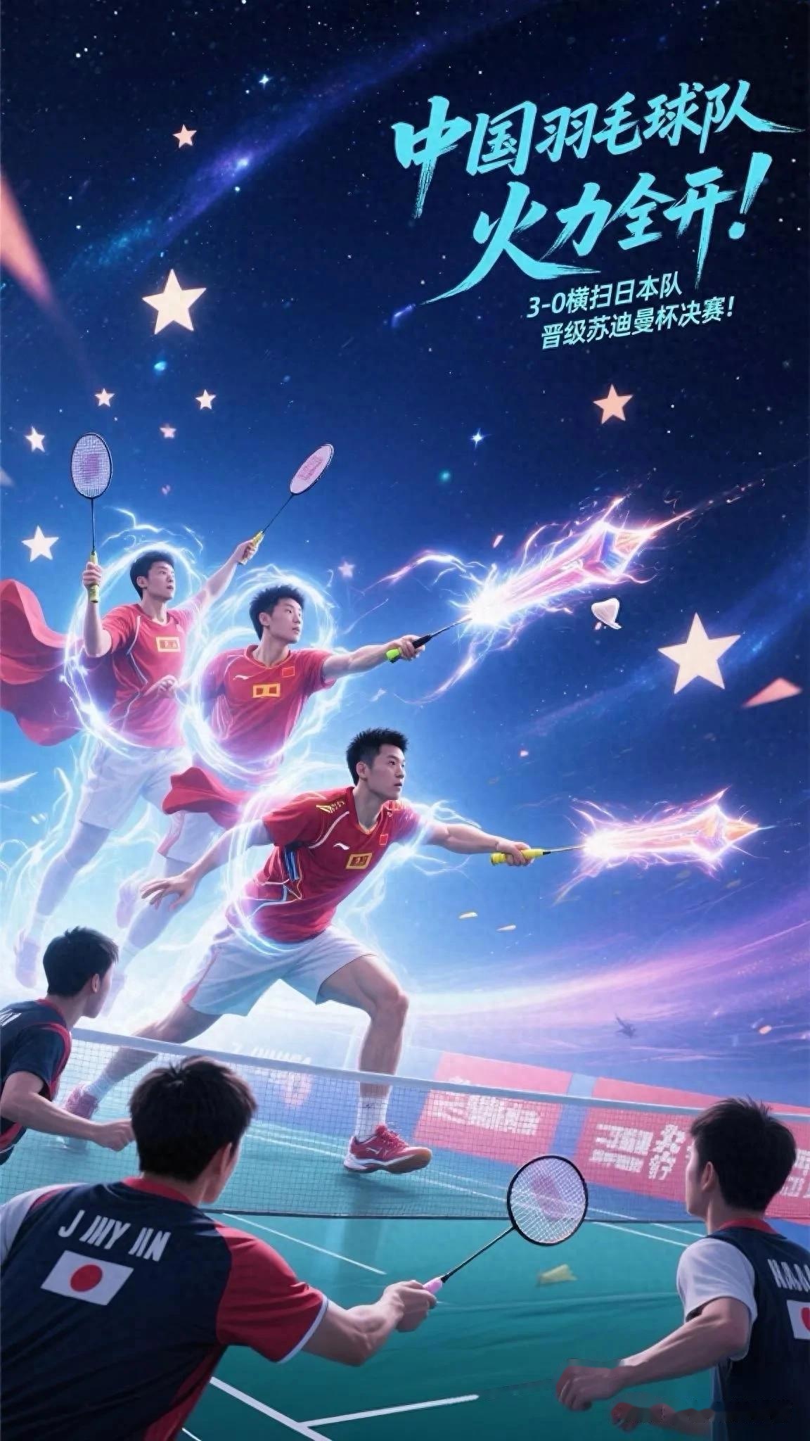 包含日本羽毛球队横扫中国羽毛球队，戴资颖制霸全场的词条