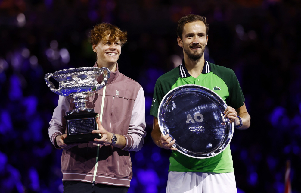 包含年终总决赛逆转澳网，辛纳带队取胜的词条